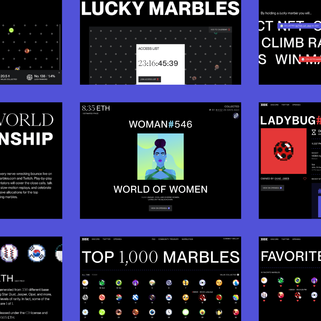 Lucky Marbles Screens